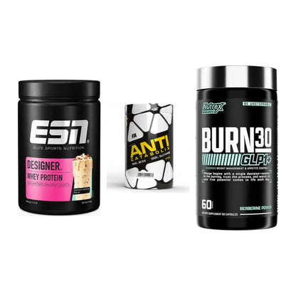 Definitionsphase-Set: ESN Designer + FA Nutrition + Nutrex Burn 30 – alle enthaltenen Artikel