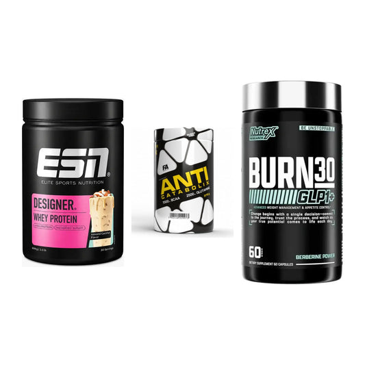 Definitionsphase-Set: ESN Designer + FA Nutrition + Nutrex Burn 30 – alle enthaltenen Artikel