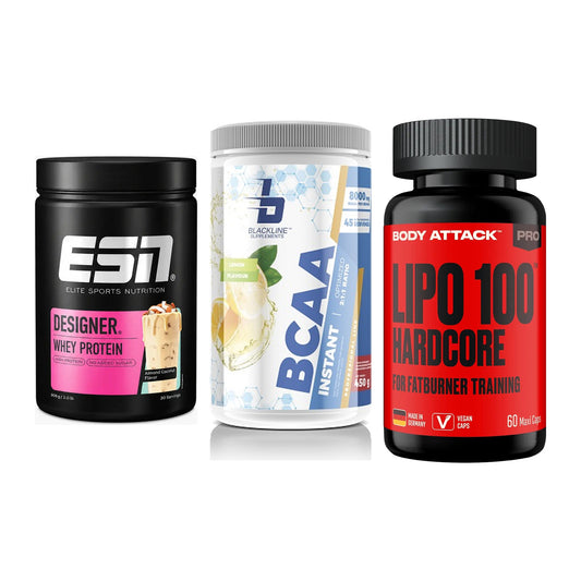 Definitionsphase-Set: ESN Designer + Blackline + Body Attack – alle enthaltenen Artikel