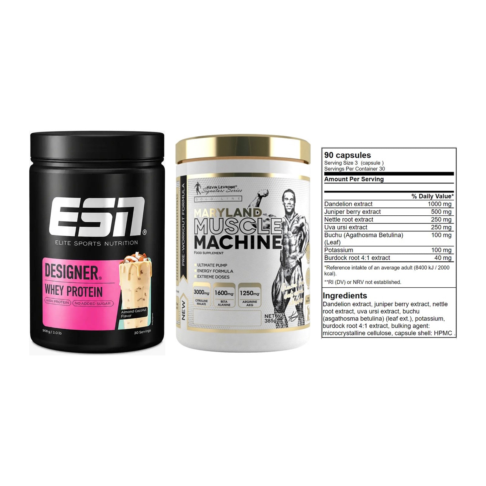 Definitionsphase-Set: ESN Designer + Kevin Levrone + GN Shred Cuts – alle enthaltenen Artikel
