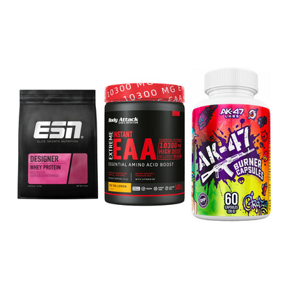 Definitionsphase-Set: ESN Designer + Body Attack + AK47 Labs – alle enthaltenen Artikel
