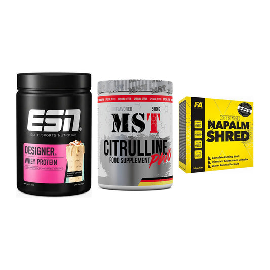 Definitionsphase-Set: ESN Designer + MST Citrulline + FA Nutrition – alle enthaltenen Artikel