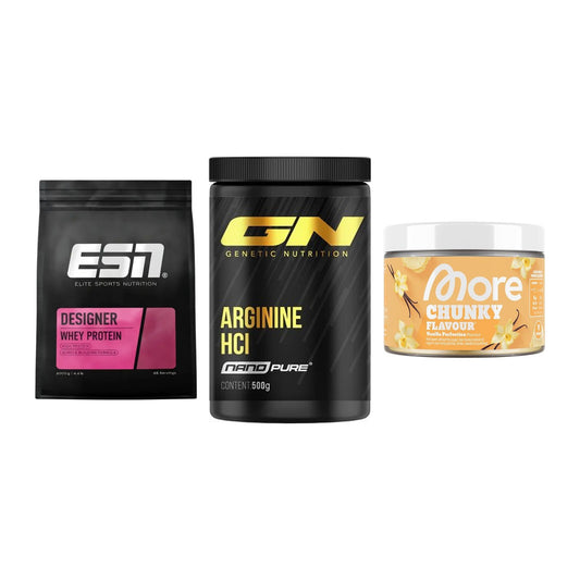 Definitionsphase-Set: ESN Designer + GN Arginine + More Nutrition – alle enthaltenen Artikel