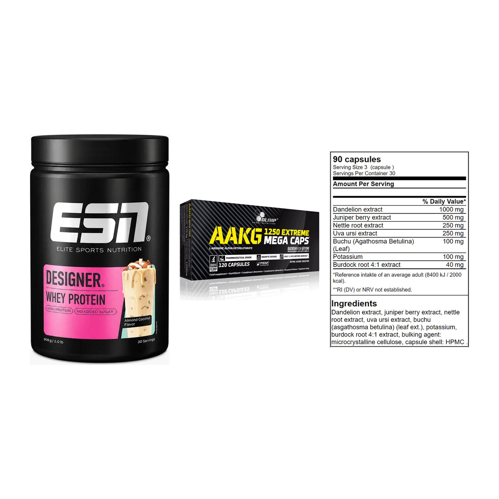 Definitionsphase-Set: ESN Designer + Olimp AAKG + GN Shred Cuts – alle enthaltenen Artikel