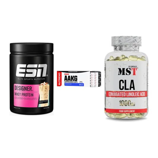 Definitionsphase-Set: ESN Designer + Nutrend AAKG + MST CLA 1000mg – alle enthaltenen Artikel