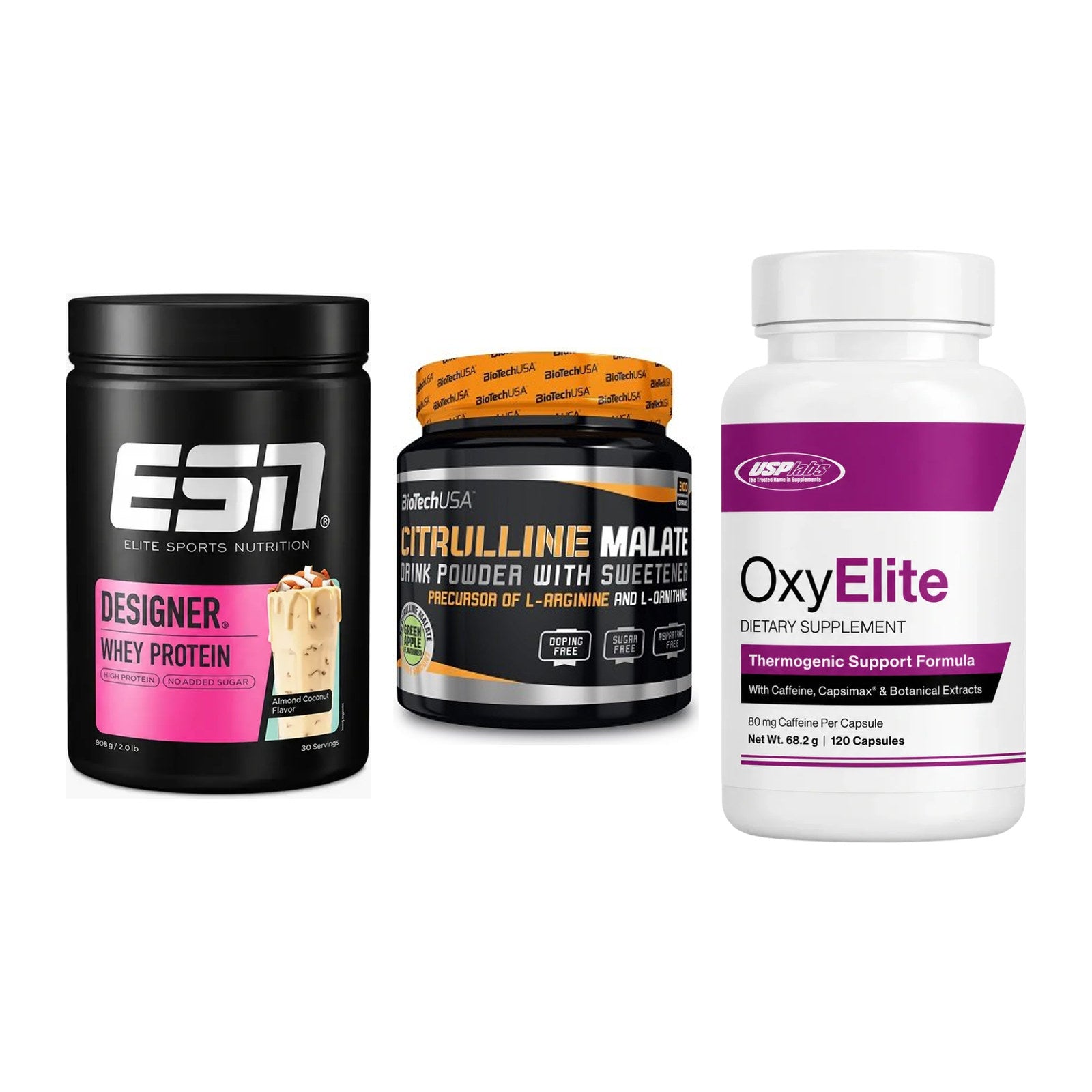 Definitionsphase-Set: ESN Designer + BioTech Citrul + USP Labs – alle enthaltenen Artikel