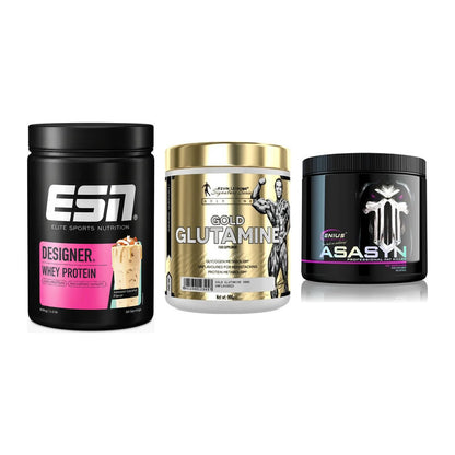 Definitionsphase-Set: ESN Designer + Kevin Levrone + Genius Nutriti – alle enthaltenen Artikel