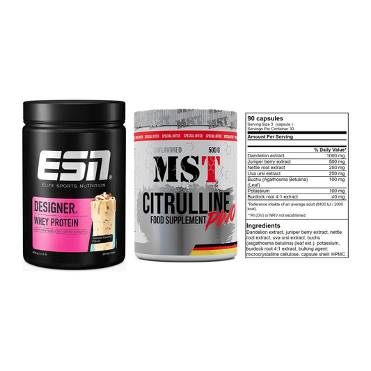 Definitionsphase-Set: ESN Designer + MST Citrulline + GN Shred Cuts – alle enthaltenen Artikel