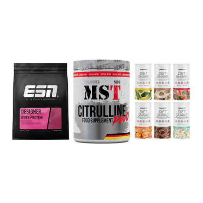 Definitionsphase-Set: ESN Designer + MST Citrulline + BioTech Diet – alle enthaltenen Artikel