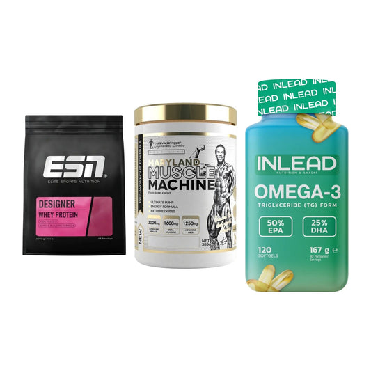 Definitionsphase-Set: ESN Designer + Kevin Levrone + INLEAD Omega-3 – alle enthaltenen Artikel