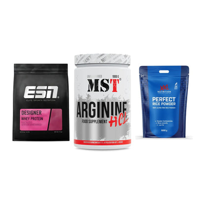 Definitionsphase-Set: ESN Designer + MST Arginine + XXL Nutrition – alle enthaltenen Artikel
