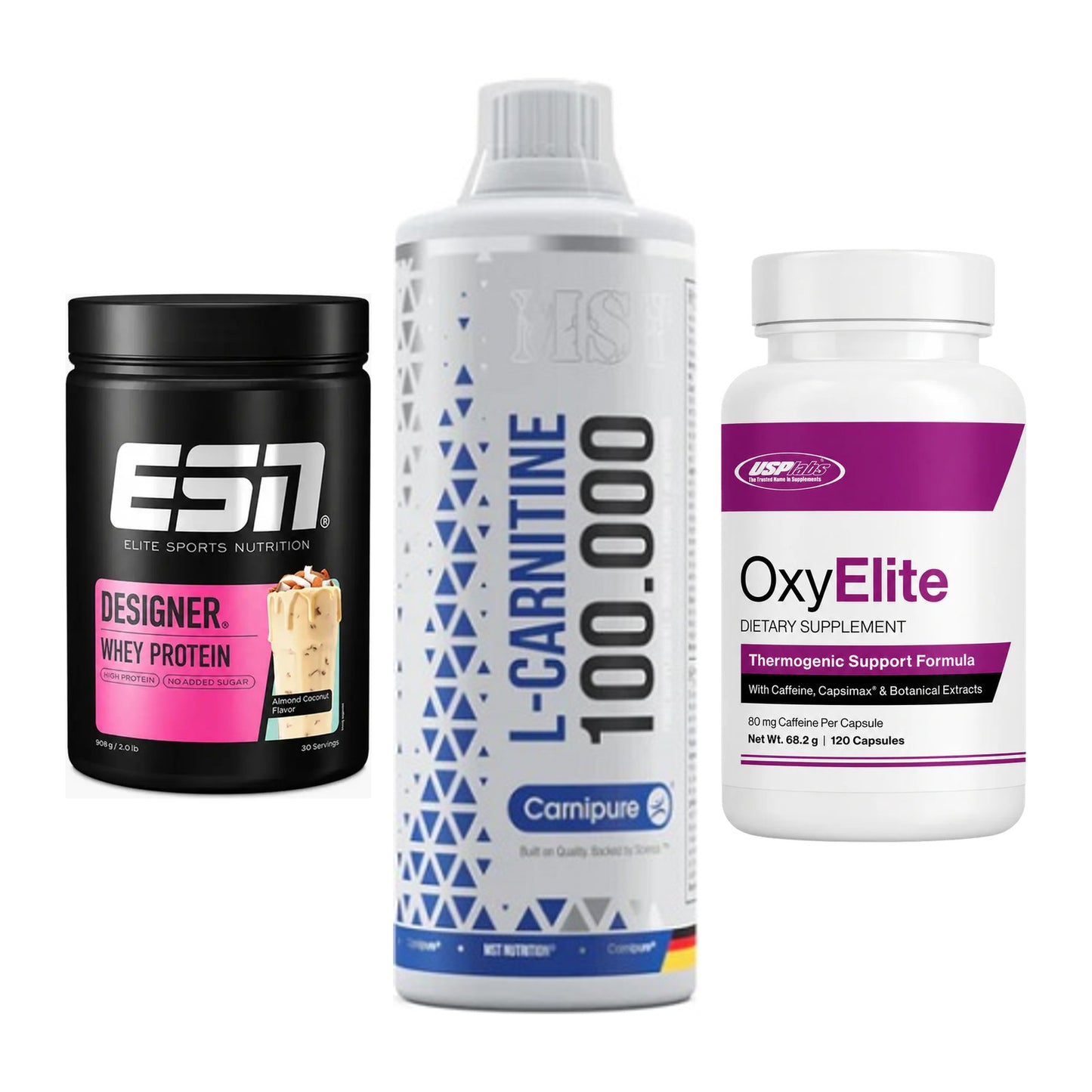 Definitionsphase-Set: ESN Designer + MST L-Carnitin + USP Labs – alle enthaltenen Artikel