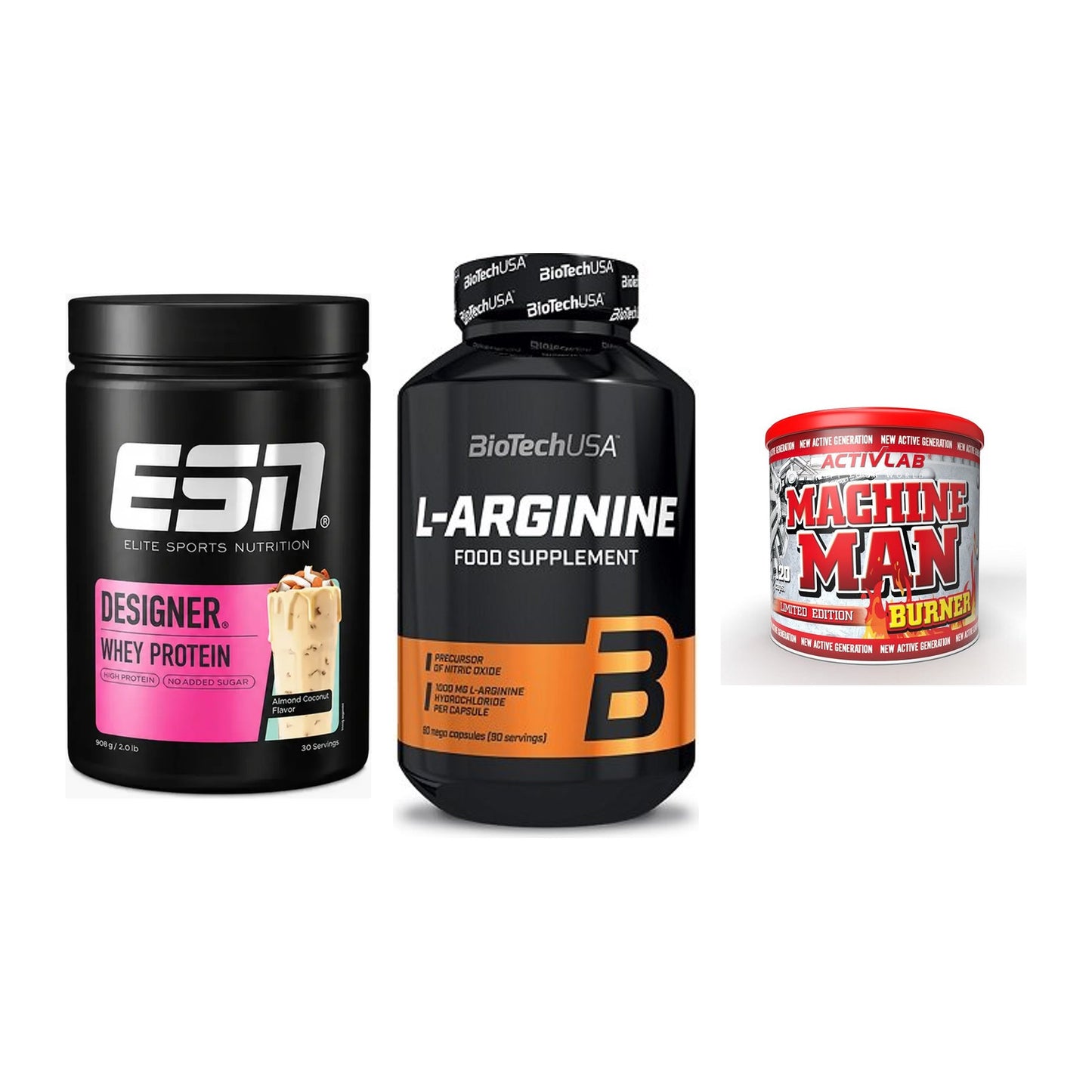 Definitionsphase-Set: ESN Designer + BioTech L-Argi + Activlab – alle enthaltenen Artikel