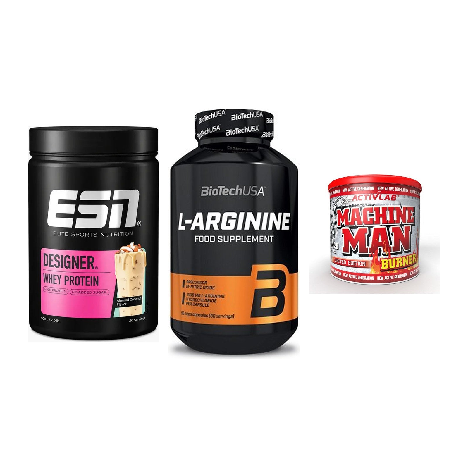 Definitionsphase-Set: ESN Designer + BioTech L-Argi + Activlab – alle enthaltenen Artikel