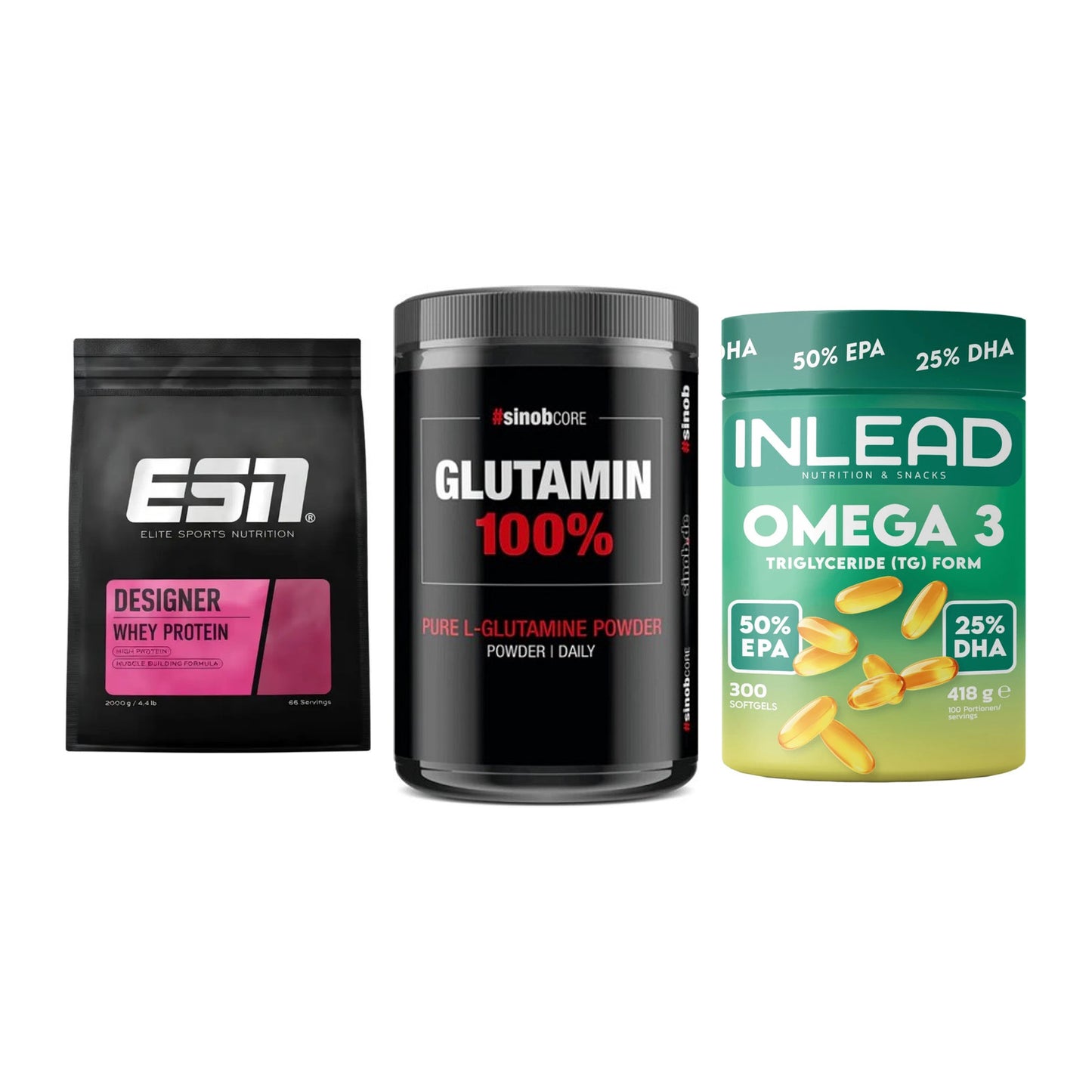 Definitionsphase-Set: ESN Designer + Sinob Core + INLEAD Omega-3 – alle enthaltenen Artikel