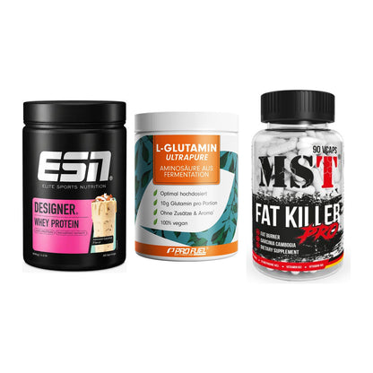 Definitionsphase-Set: ESN Designer + ProFuel Glutam + MST Fat Killer – alle enthaltenen Artikel