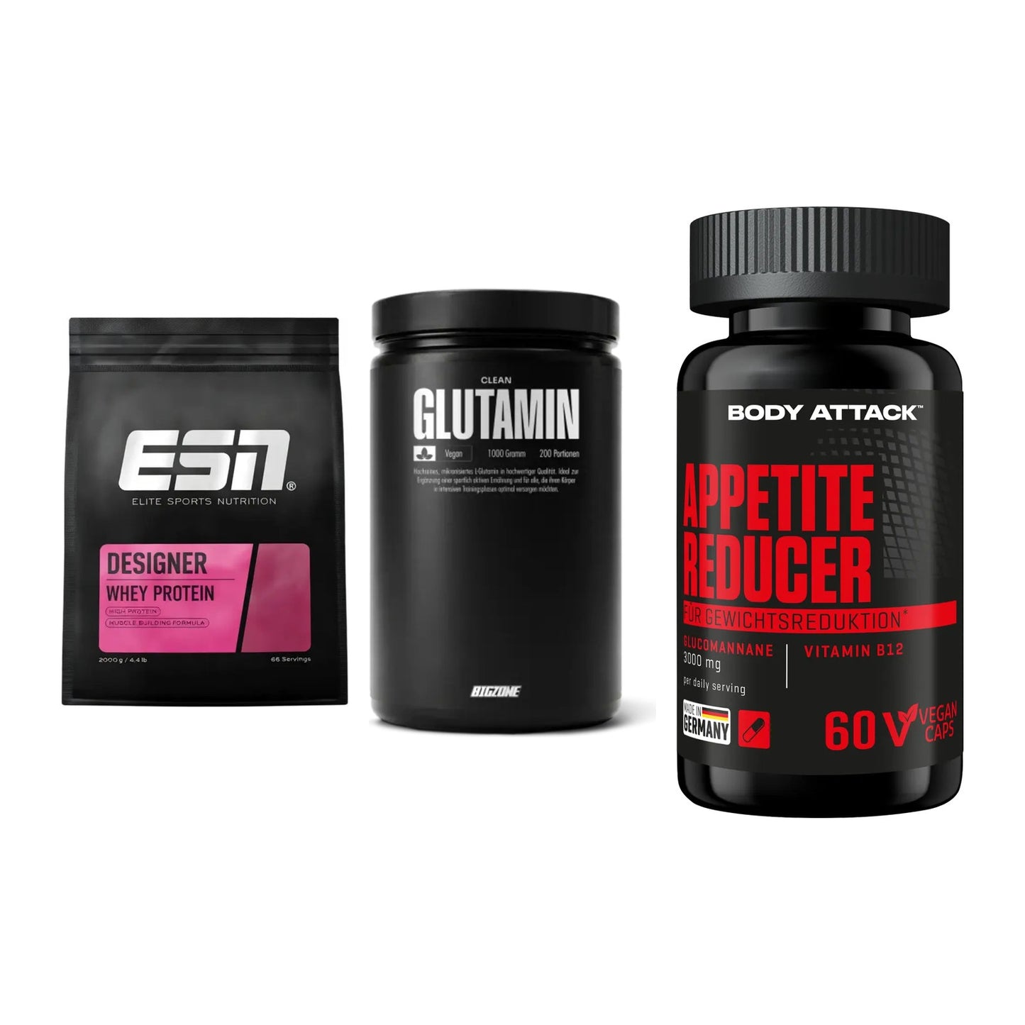 Definitionsphase-Set: ESN Designer + Big Zone + Body Attack – alle enthaltenen Artikel