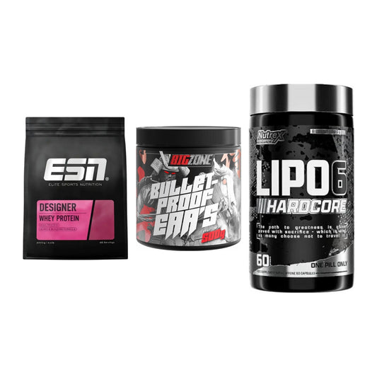 Definitionsphase-Set: ESN Designer + Big Zone + Nutrex Lipo 6 – alle enthaltenen Artikel