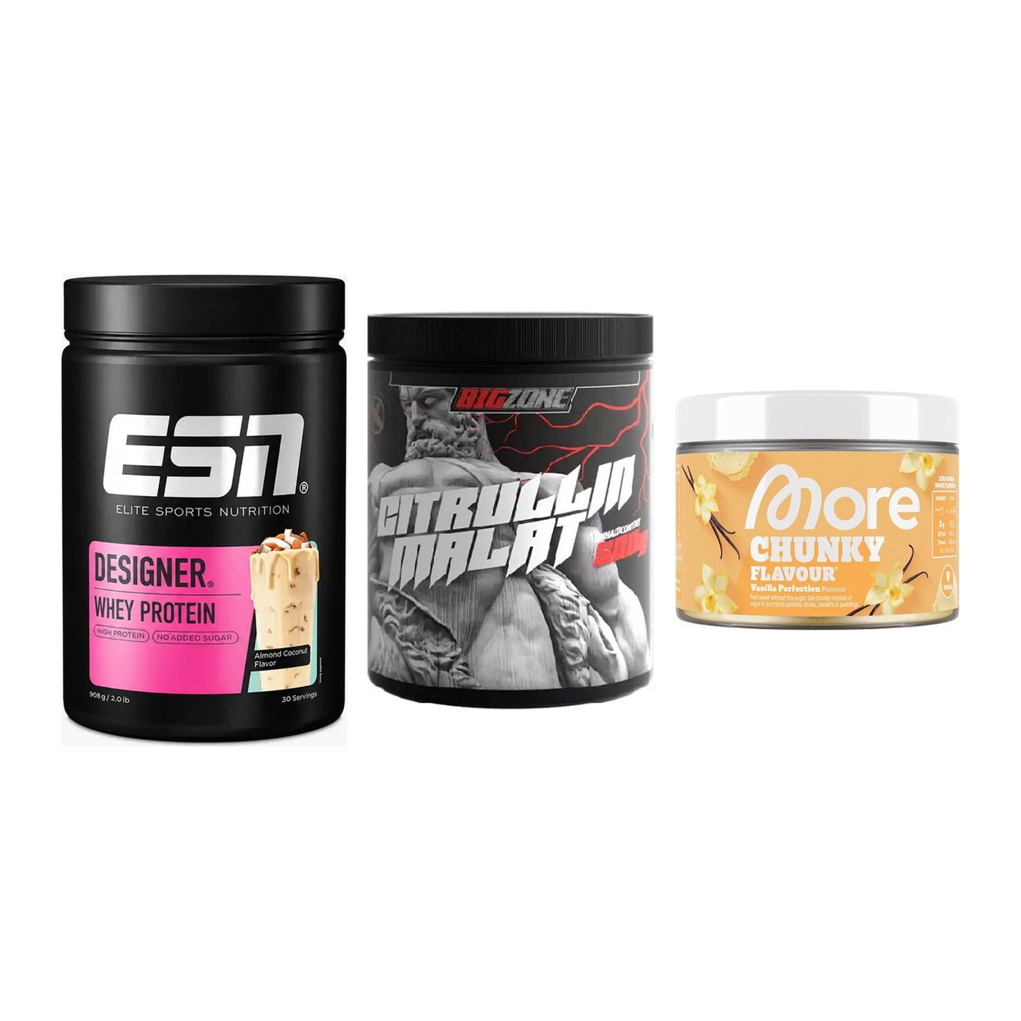 Definitionsphase-Set: ESN Designer + Big Zone + More Nutrition – alle enthaltenen Artikel