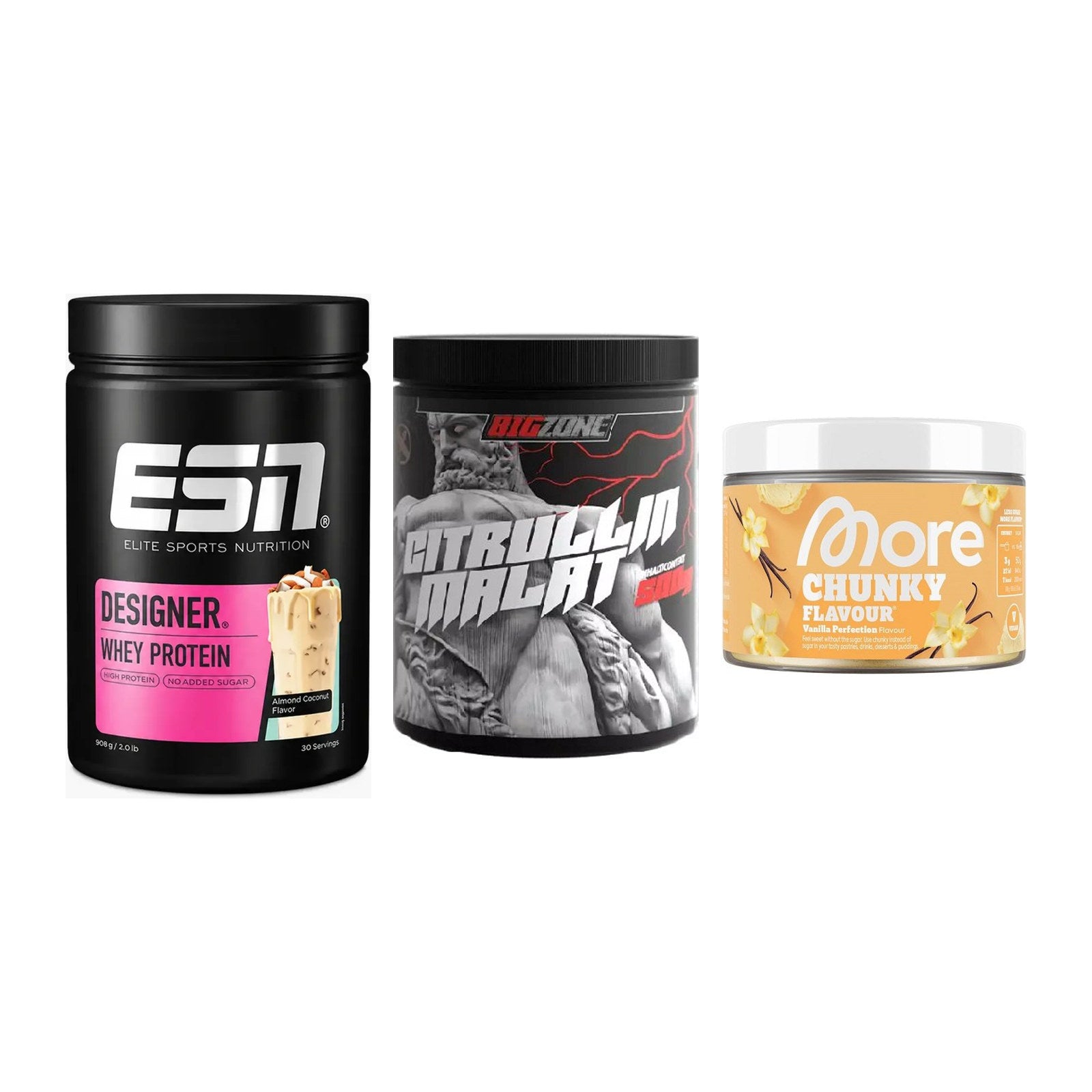 Definitionsphase-Set: ESN Designer + Big Zone + More Nutrition – alle enthaltenen Artikel