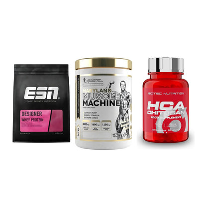 Definitionsphase-Set: ESN Designer + Kevin Levrone + Scitec HCA-Chi – alle enthaltenen Artikel