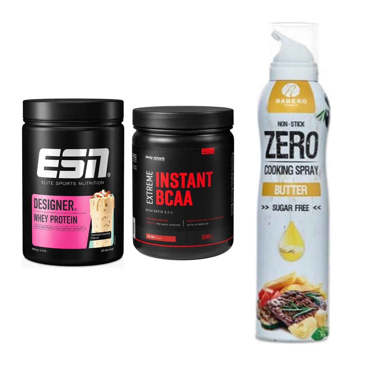 Definitionsphase-Set: ESN Designer + Body Attack + Rabeko Zero – alle enthaltenen Artikel