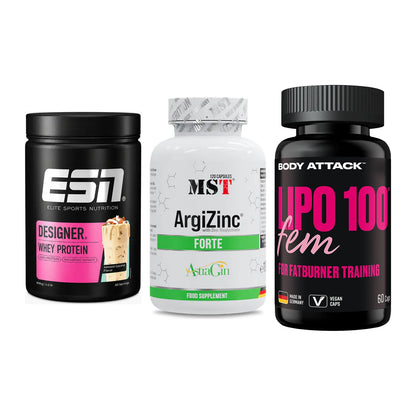 Definitionsphase-Set: ESN Designer + MST ArgiZinc + Body Attack – alle enthaltenen Artikel