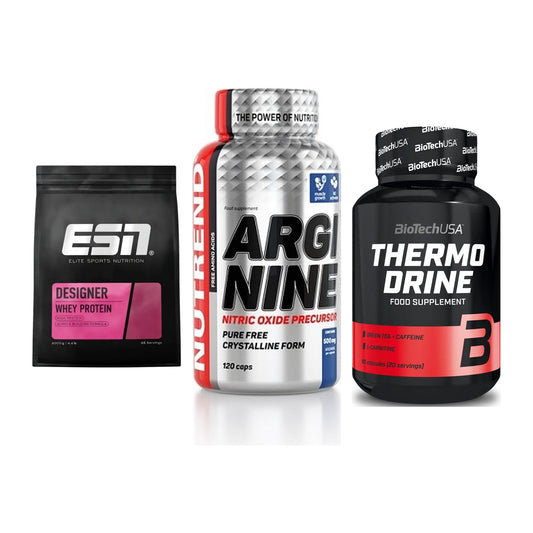 Definitionsphase-Set: ESN Designer + Nutrend Argini + BioTech Thermo – alle enthaltenen Artikel