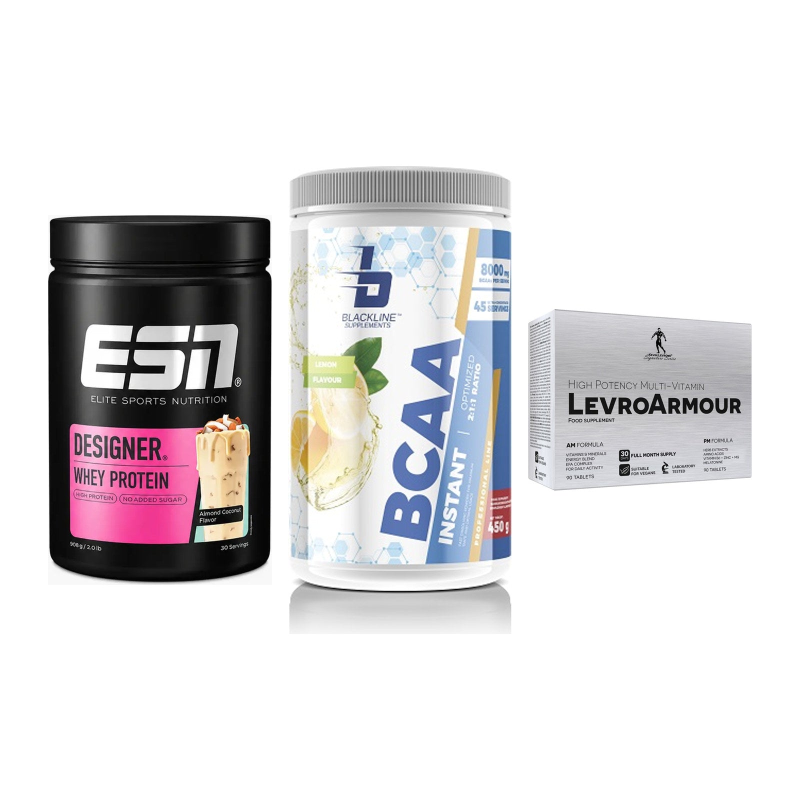 Definitionsphase-Set: ESN Designer + Blackline + Kevin Levrone – alle enthaltenen Artikel
