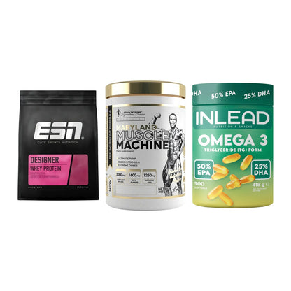 Definitionsphase-Set: ESN Designer + Kevin Levrone + INLEAD Omega-3 – alle enthaltenen Artikel