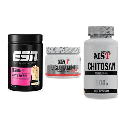 Definitionsphase-Set: ESN Designer + MST Glutamine + MST Chitosan – alle enthaltenen Artikel