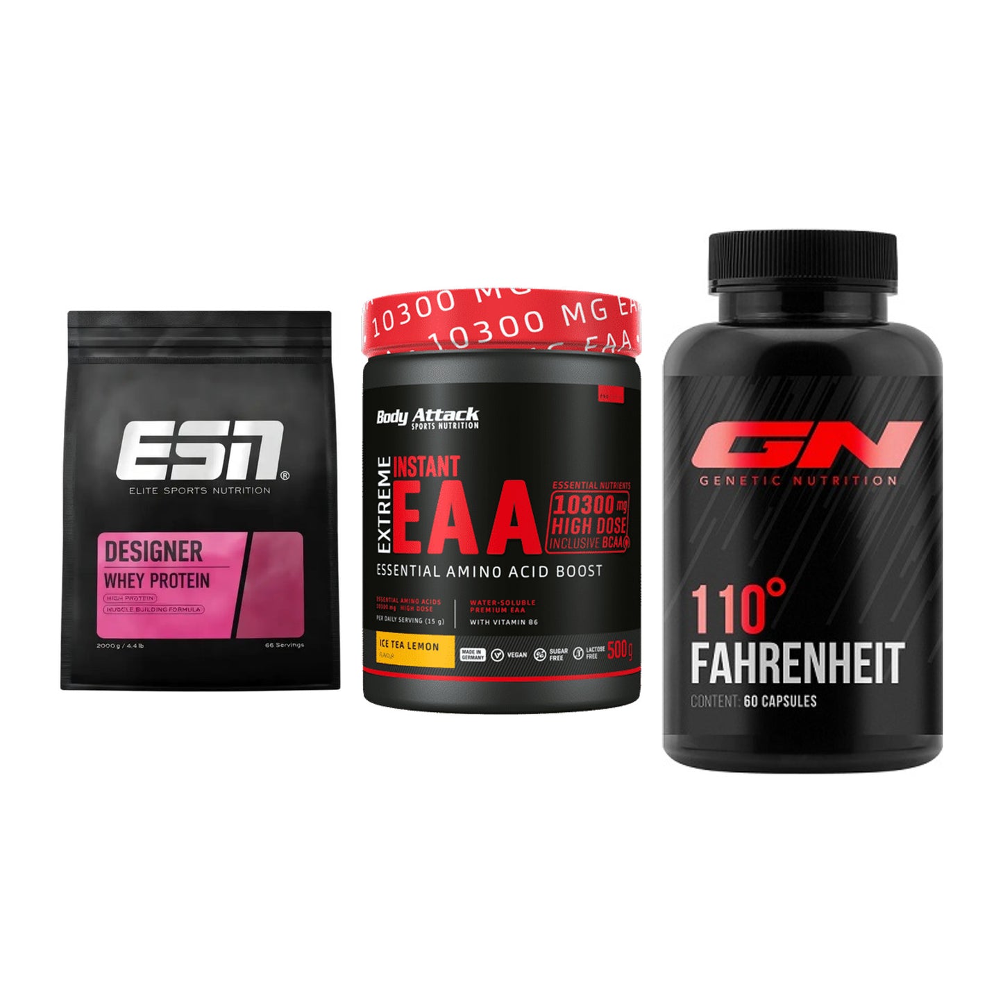 Definitionsphase-Set: ESN Designer + Body Attack + GN 110 Fahrenh – alle enthaltenen Artikel