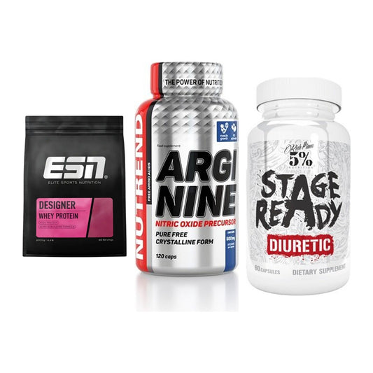 Definitionsphase-Set: ESN Designer + Nutrend Argini + 5% Nutrition – alle enthaltenen Artikel