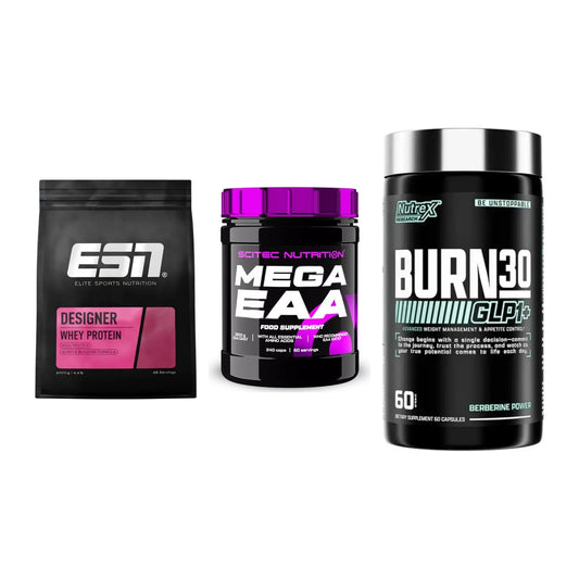 Definitionsphase-Set: ESN Designer + Scitec Mega + Nutrex Burn 30 – alle enthaltenen Artikel