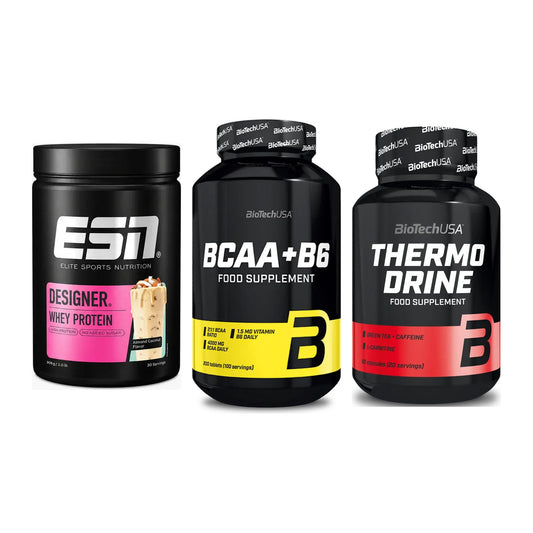 Definitionsphase-Set: ESN Designer + BioTech BCAA+B + BioTech Thermo – alle enthaltenen Artikel
