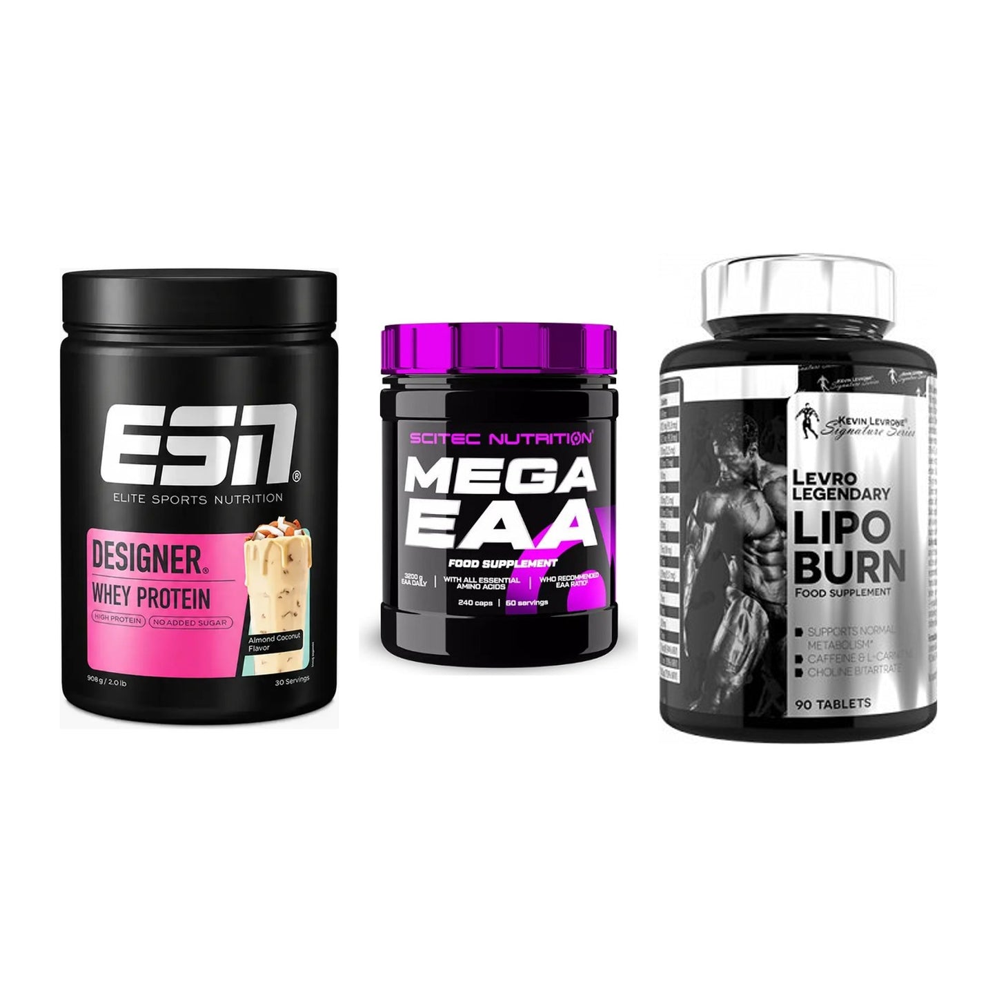 Definitionsphase-Set: ESN Designer + Scitec Mega + Kevin Levrone – alle enthaltenen Artikel