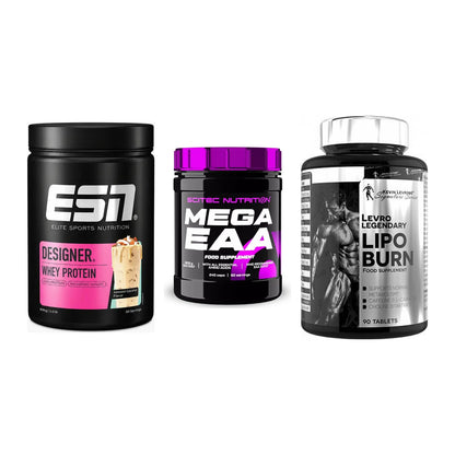 Definitionsphase-Set: ESN Designer + Scitec Mega + Kevin Levrone – alle enthaltenen Artikel