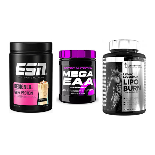 Definitionsphase-Set: ESN Designer + Scitec Mega + Kevin Levrone – alle enthaltenen Artikel