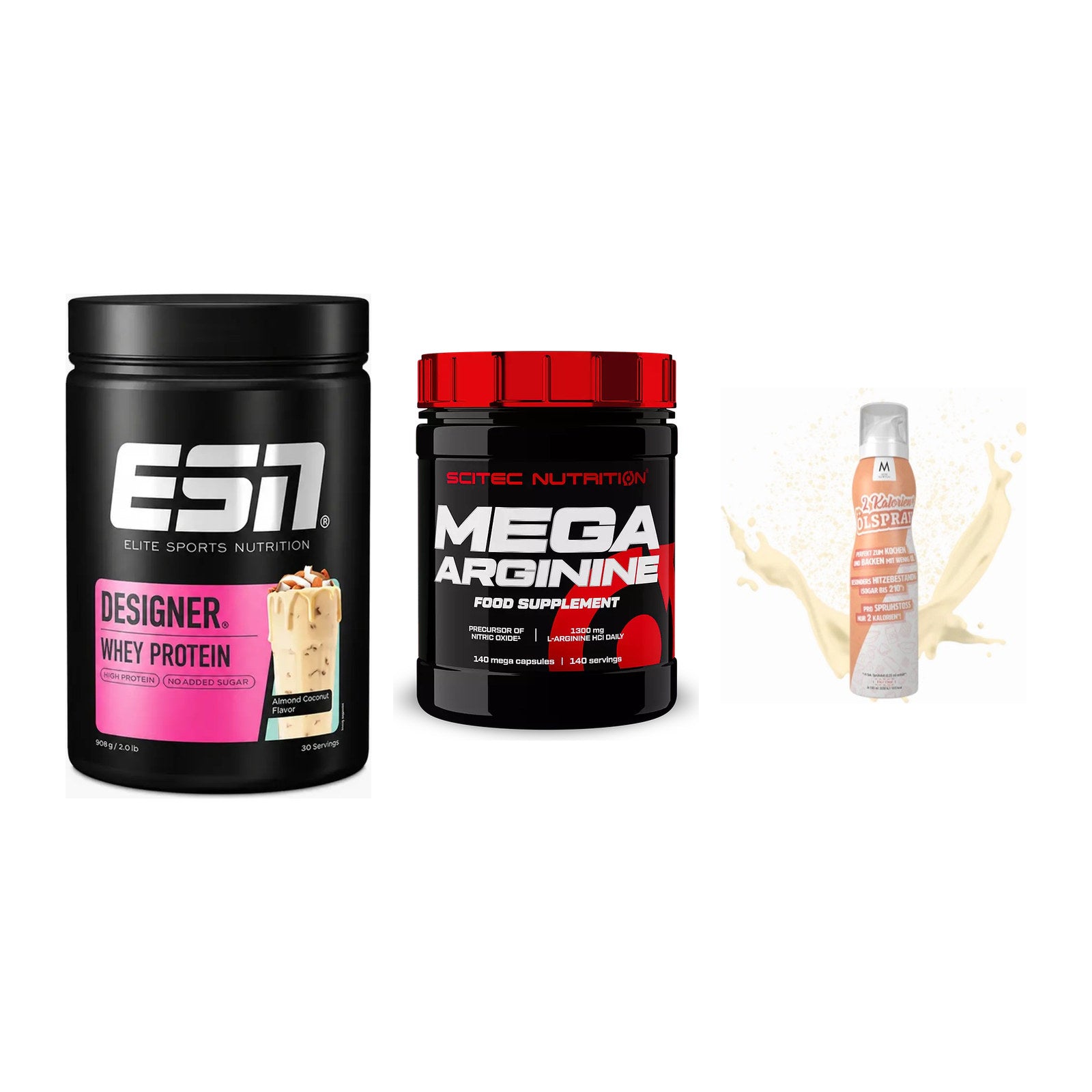 Definitionsphase-Set: ESN Designer + Scitec Mega + More Nutrition – alle enthaltenen Artikel