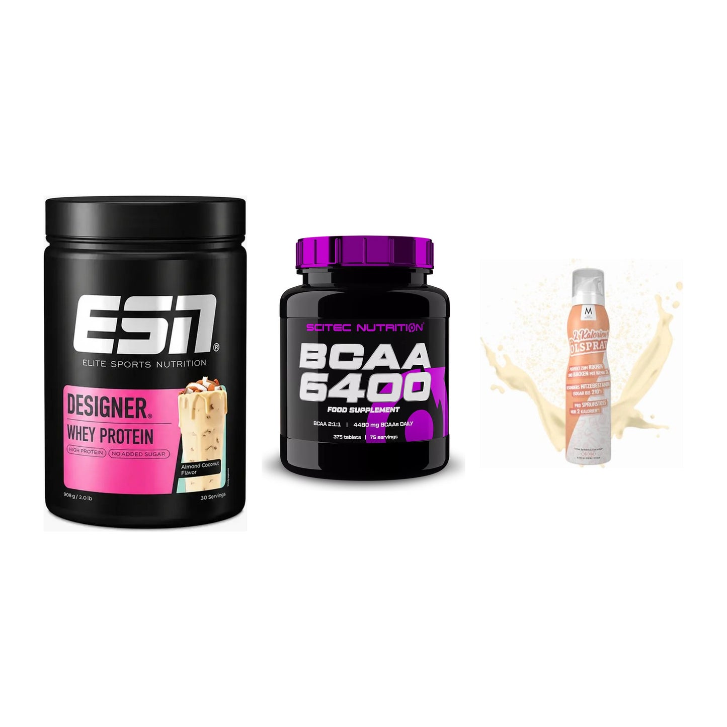 Definitionsphase-Set: ESN Designer + Scitec BCAA + More Nutrition – alle enthaltenen Artikel