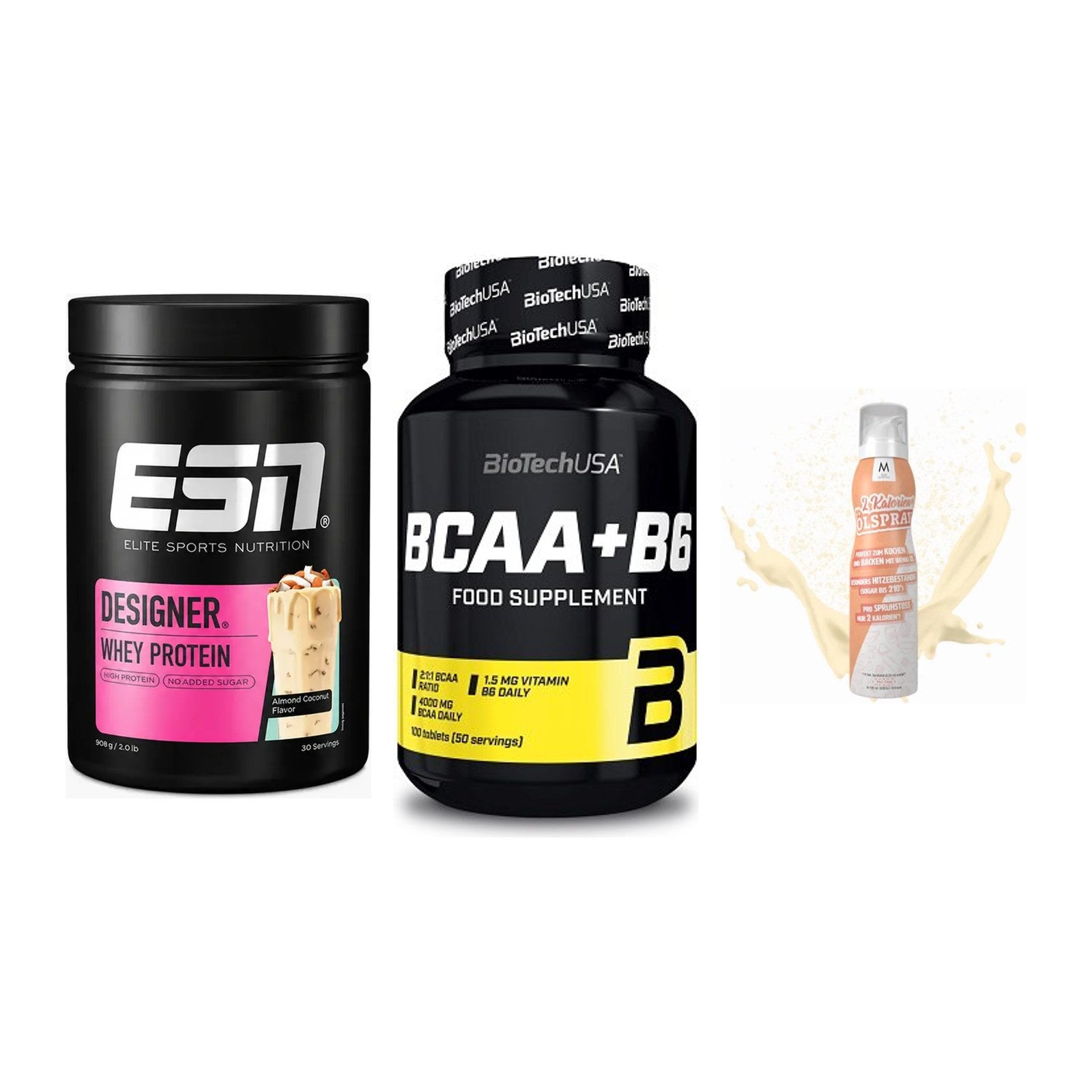Definitionsphase-Set: ESN Designer + BioTech BCAA+B + More Nutrition – alle enthaltenen Artikel