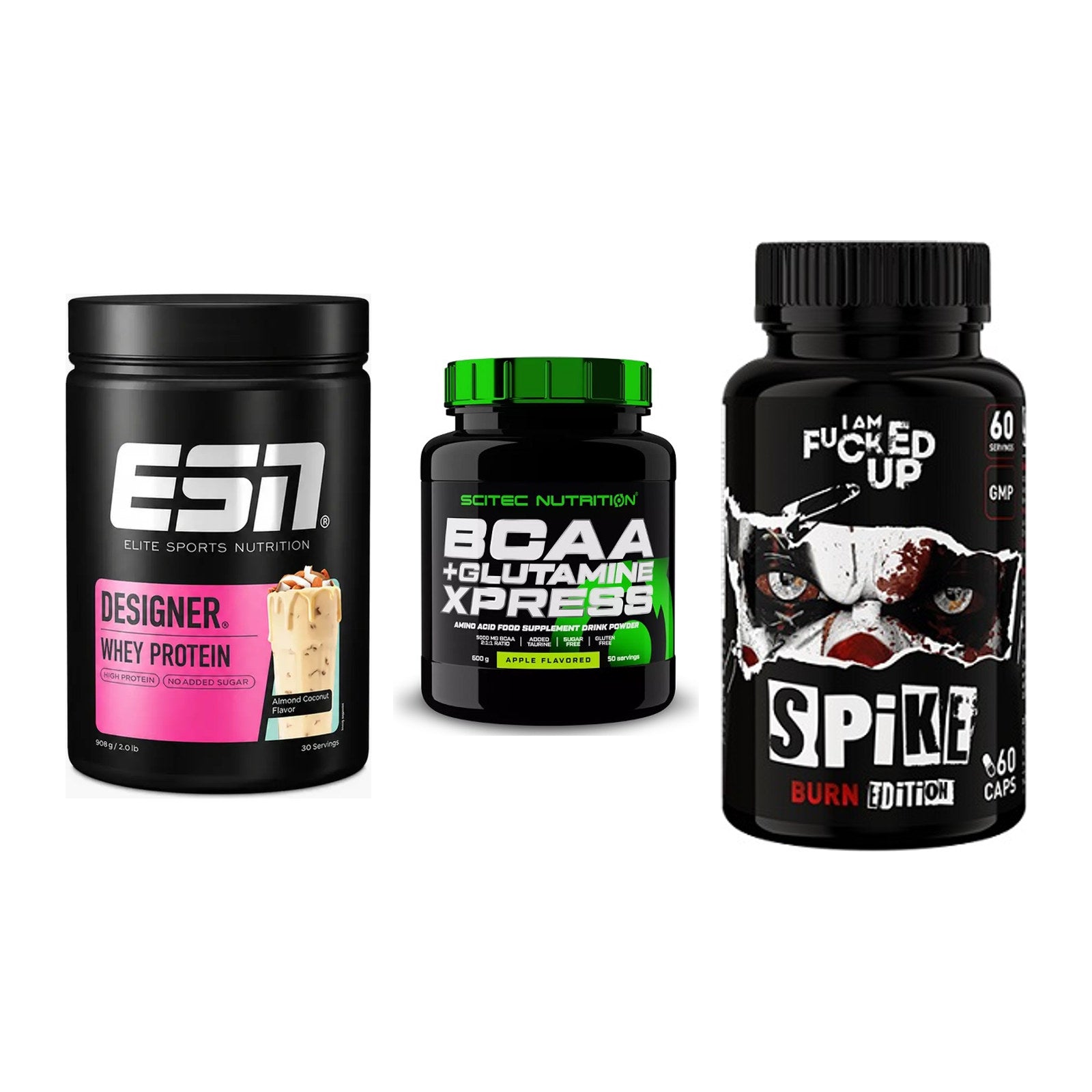 Definitionsphase-Set: ESN Designer + Scitec BCAA + Swedish Supple – alle enthaltenen Artikel