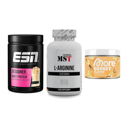 Definitionsphase-Set: ESN Designer + MST L-Arginine + More Nutrition – alle enthaltenen Artikel