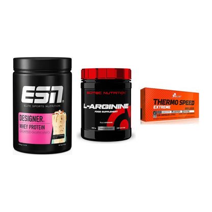 Definitionsphase-Set: ESN Designer + Scitec Arginin + Olimp Thermo – alle enthaltenen Artikel