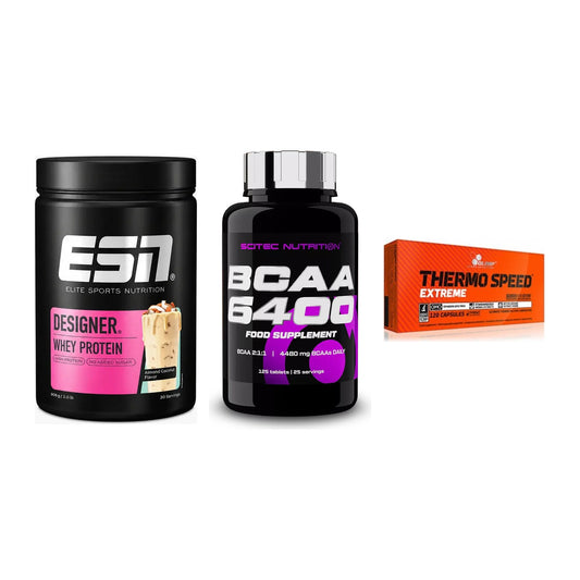 Definitionsphase-Set: ESN Designer + Scitec BCAA + Olimp Thermo – alle enthaltenen Artikel