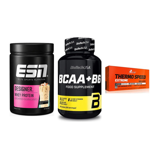 Definitionsphase-Set: ESN Designer + BioTech BCAA+B + Olimp Thermo – alle enthaltenen Artikel