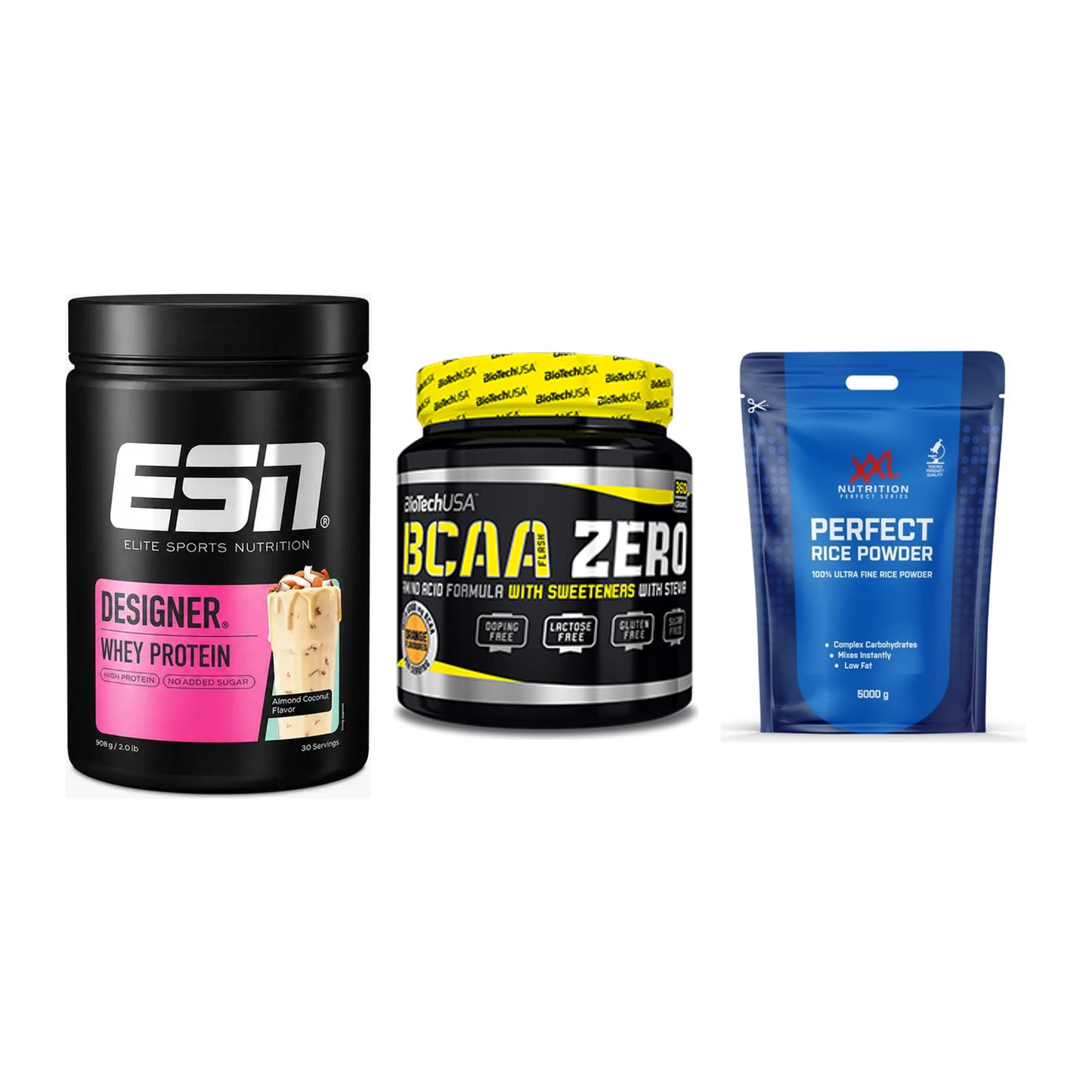 Definitionsphase-Set: ESN Designer + BioTech BCAA + XXL Nutrition – alle enthaltenen Artikel