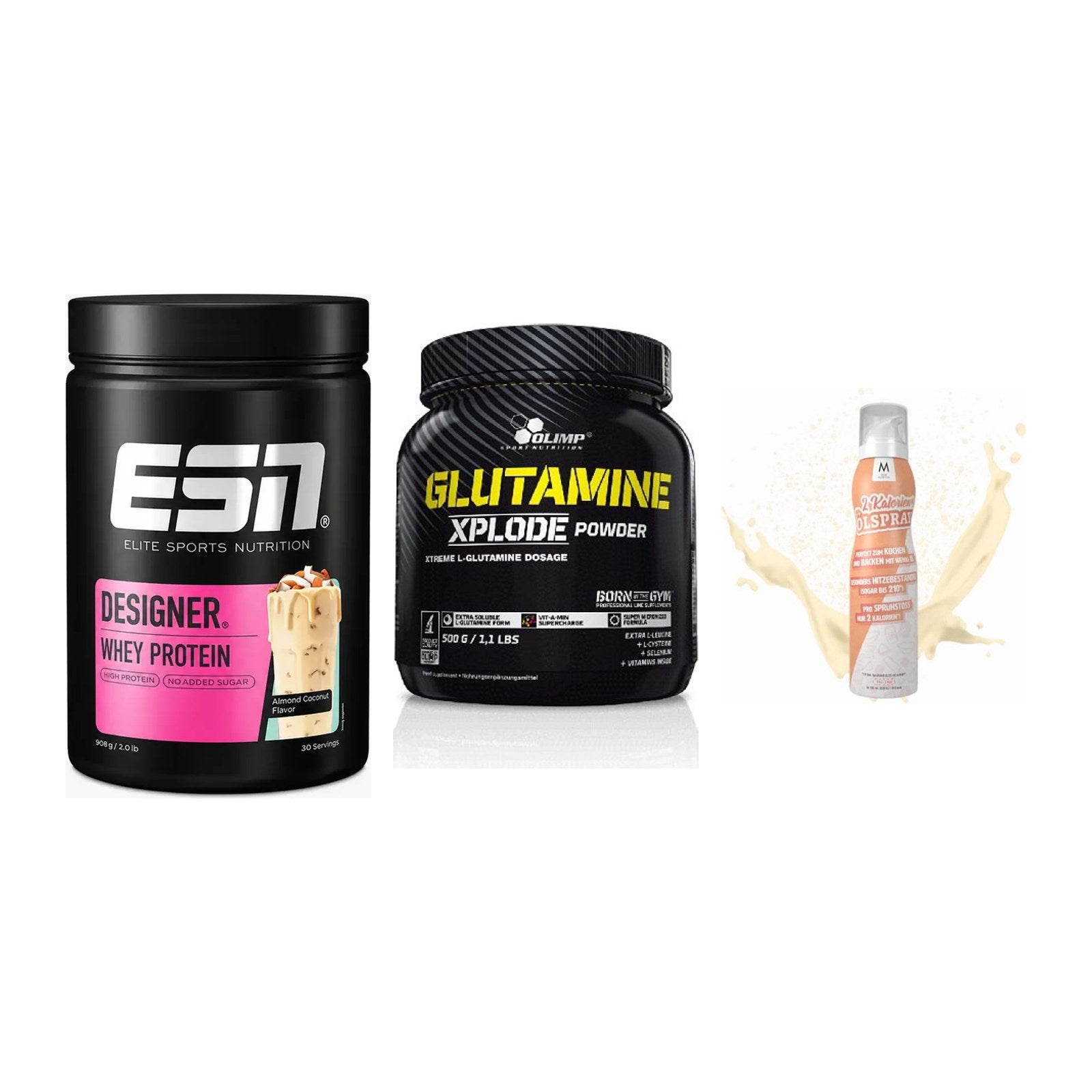 Definitionsphase-Set: ESN Designer + Olimp L-Glutam + More Nutrition – alle enthaltenen Artikel