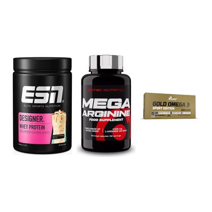 Definitionsphase-Set: ESN Designer + Scitec Mega + Olimp Omega 3 – alle enthaltenen Artikel