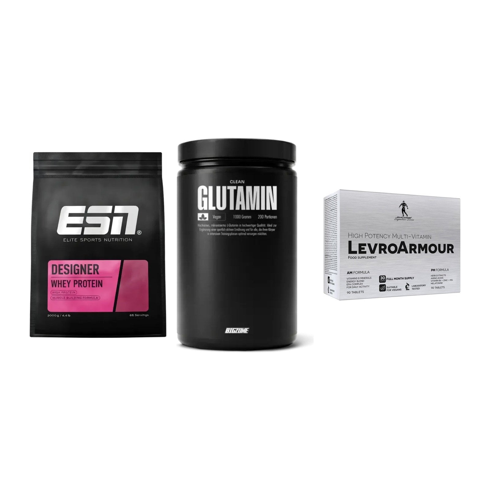 Definitionsphase-Set: ESN Designer + Big Zone + Kevin Levrone – alle enthaltenen Artikel